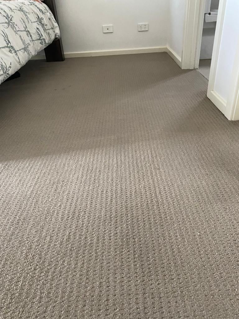 Bedroom carpet after cleaning Melbourne